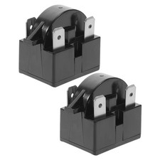 2Pcs Mini Fridge Starter Relay Durable ABS Material Refrigerator Freezer Parts