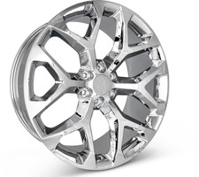 124 Chrome Snowflake Wheels Oe Style Rims Fit Tahoe Sierra Silverado Yukon