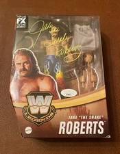 WWE Legends Elite - Jake the Snake action figure signed by Jake Roberts- JSA COA