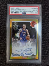 2025-26 Topps 1980-81 Topps Autographs On Card ! Gold #48/50 Isaiah Hartenstein