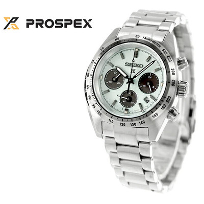 [ Neu] Seiko Prospex Speedtimer SBDL129 Panda Opalgrün Solar Chronograph Uhr