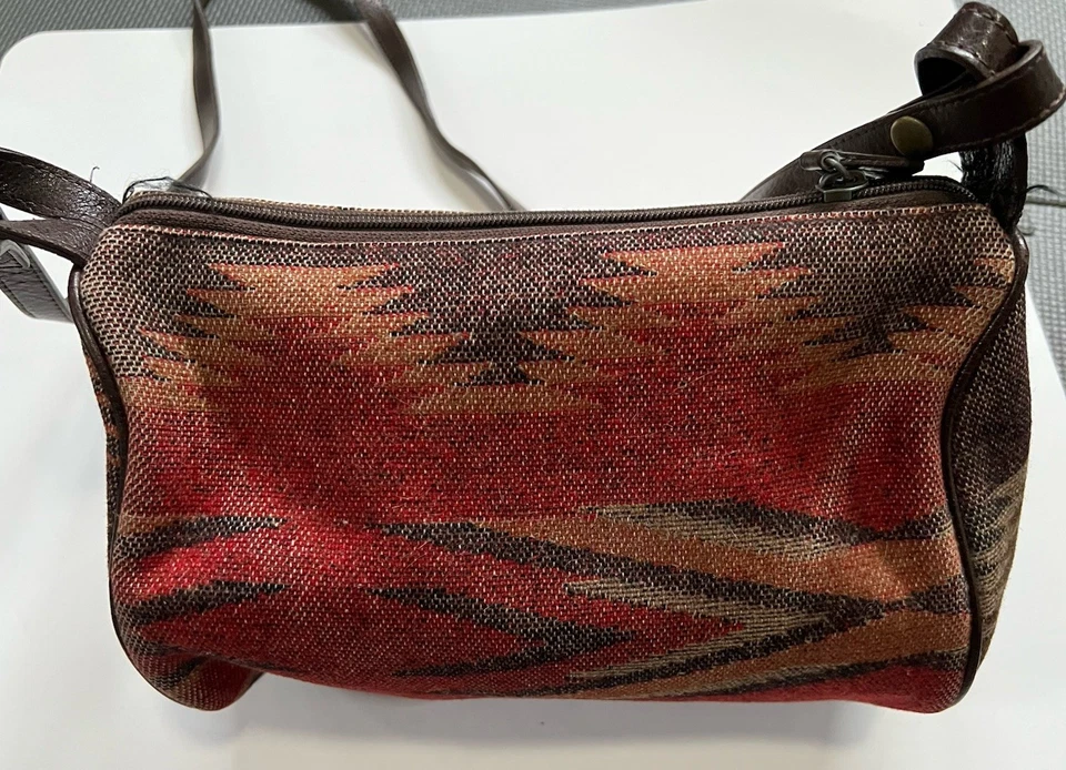 Kit de Viaje de Lana Pendleton Cremallera Completa Bandolera Multicolor Foto 4 de 4