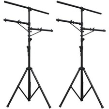 2 MR DJ Pro DJ Portable Lighting Multi Arm Tripod T-Bar Tripod Lighting Stand