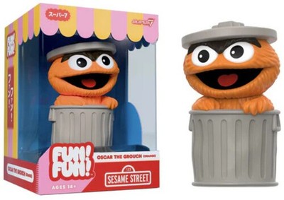 Super7 - Sesame Street - FUN! FUN! - Oscar the Grouch (Orange) [Used Very Good T