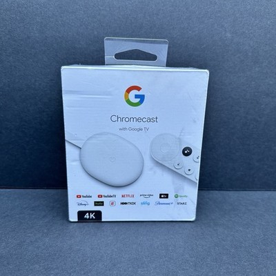 Google Chromecast with Google TV - 4K Media Player - NEW Sealed