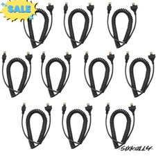 10PCS KMC-28A 8 pin Microphone Cable Cord For KMC-30 KMC-32 KMC-35 KMC-36 Radio