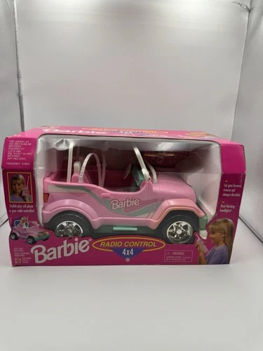 Vintage Barbie Radio Control 4x4 Jeep Style 1998 Beach Car Mattel - NEW IN BOX