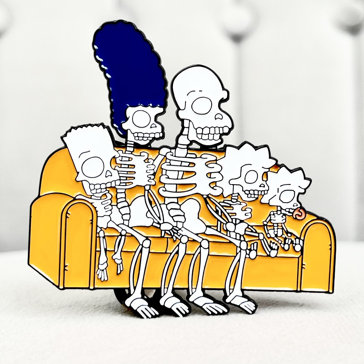 Prendedor de mercancía La Casa del Árbol del Horror de Los Simpson Wos mercancía rara mercancía de colección