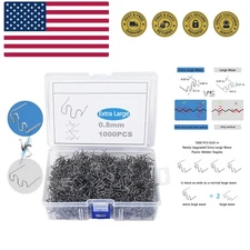 1000PCS Extra Large Wave Plastic Welder Staples for Superior Repair Quality