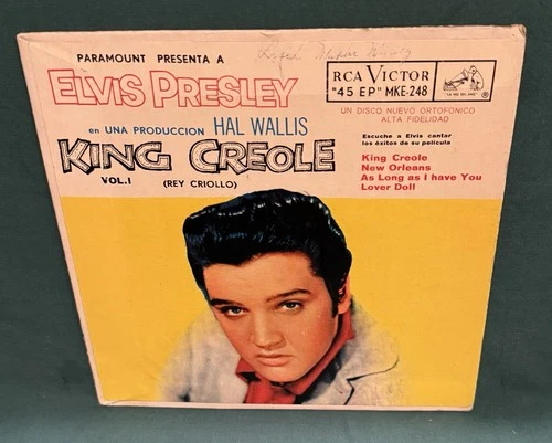 Elvis Presley MKE-248 King Creole Vol. 1 EP Mexico Original RARE