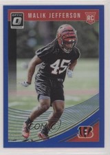 2018 Donruss Optic Rookies Blue Prizm 140/149 Malik Jefferson #123 1u6