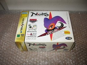 NIGHTS INTO DREAMS+JOYPAD 3D CONTROLLER 6 BUTTONS HSS-0137 SEGA SATURN IMPORT
