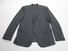 Theory Blazer Mens 40 Black Wool Wellar Slim Sport Coat Smart Formal Business