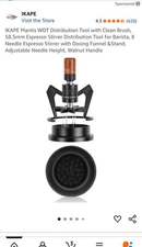  Mantis WDT Distribution Tool, V3-58.5mm Espresso Stirrer Distribution 58mm