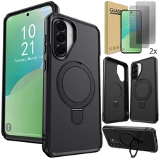 For Samsung A06/A16/A26/A36/A56 Kickstand Case Cover Privacy Screen Protectors