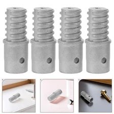 4 Pcs Broom Handle Adapter Push Replacement Painting Extension Pole End