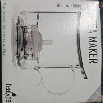 Tealyra Leaf Tea Maker 18.5 oz Tea Pot with Removable Infuser and Lid NEW