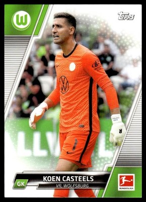 2021 Topps Bundesliga Koen Casteels VfL Wolfsburg #178 16623