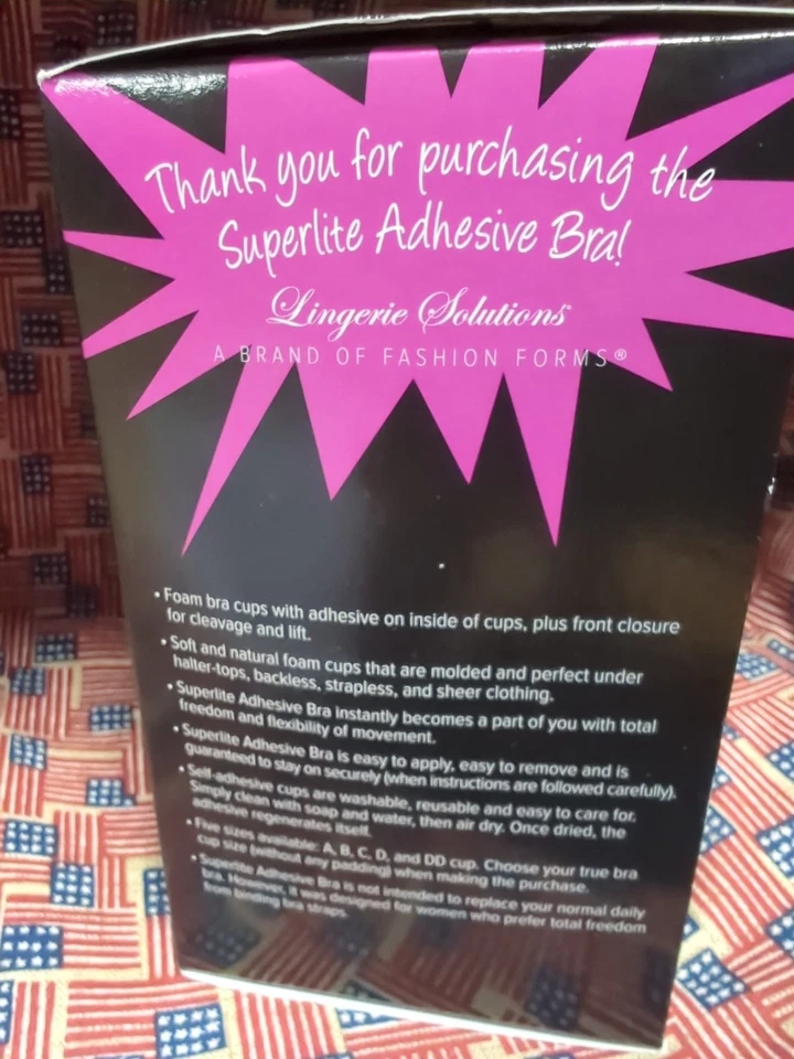 Fashion Forms Women's Superlite Adhesive Strapless Backless Bra A Cup Nude New - Image 3 of 4