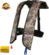 Inflatable Life-Jacket for Adults Life-Vest with Automatic/Manual Multifunction