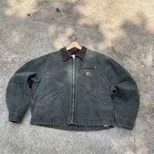 Carhartt Blanket Lined Green Detroit Jacket