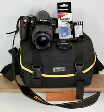 Nikon D3000 10.2MP SLR Digital Camera w/ AF-S Nikkor ED 18-55mm f/3.5-5.6G Lens