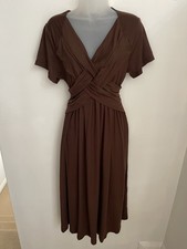 Shein Curve Brown Dress Size 16 Stretchy