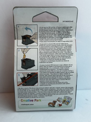 Genuine Canon Pixma PG-210XL Black Ink Cartridge 2973B001 Sealed NIB - 第 2/8 張圖片