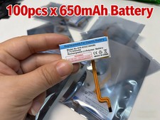 100pcs 650mAh Replacement Battery for Apple iPod Classic 5/6/7th Gen THIN LOT