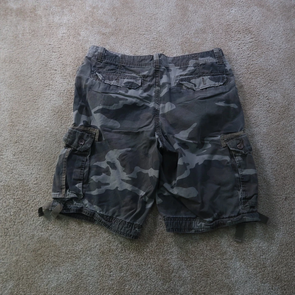 Pantalones Cortos Carga Urban Pipeline Para Hombre 36 Bolsillos Carga Camuflaje Verde Foto 3 de 4