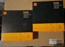 Lot 2 Kodak Carousel Transvue 140 Projector Slide Tray With Original Box Vintage