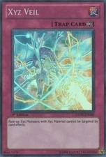 Xyz Veil - GENF-EN000 - Super Rare - Unlimited Edition - Heavily Played