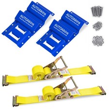 Wheel Chock Tie Down Kit Trailer Tie Down Strap Kit Heavy Duty Trailer Tie ...