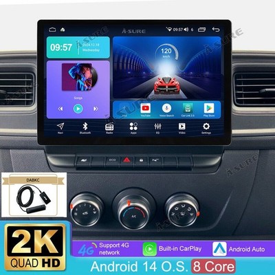 13.1'' DAB  4+64GB Carplay NAVI AutoRadio für Renault Master Opel Movano B Nissan