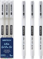 Acid-Free Gel Pens in 3 Sizes for Art, Drawing, and Scrapbooking