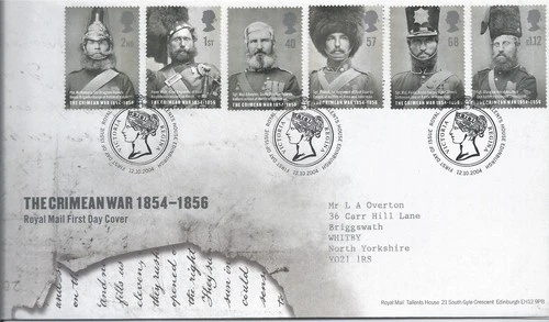 GB QEII 2004 The Crimean War First Day Cover Tallents House Postmark