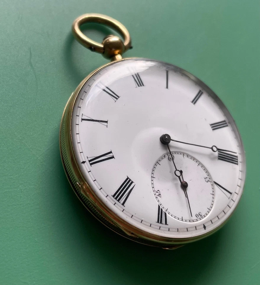 Schlüsseltaschenuhr 18 Kt GOLD, 51,9 Gramm mit Box TOP - Bild 4 von 4