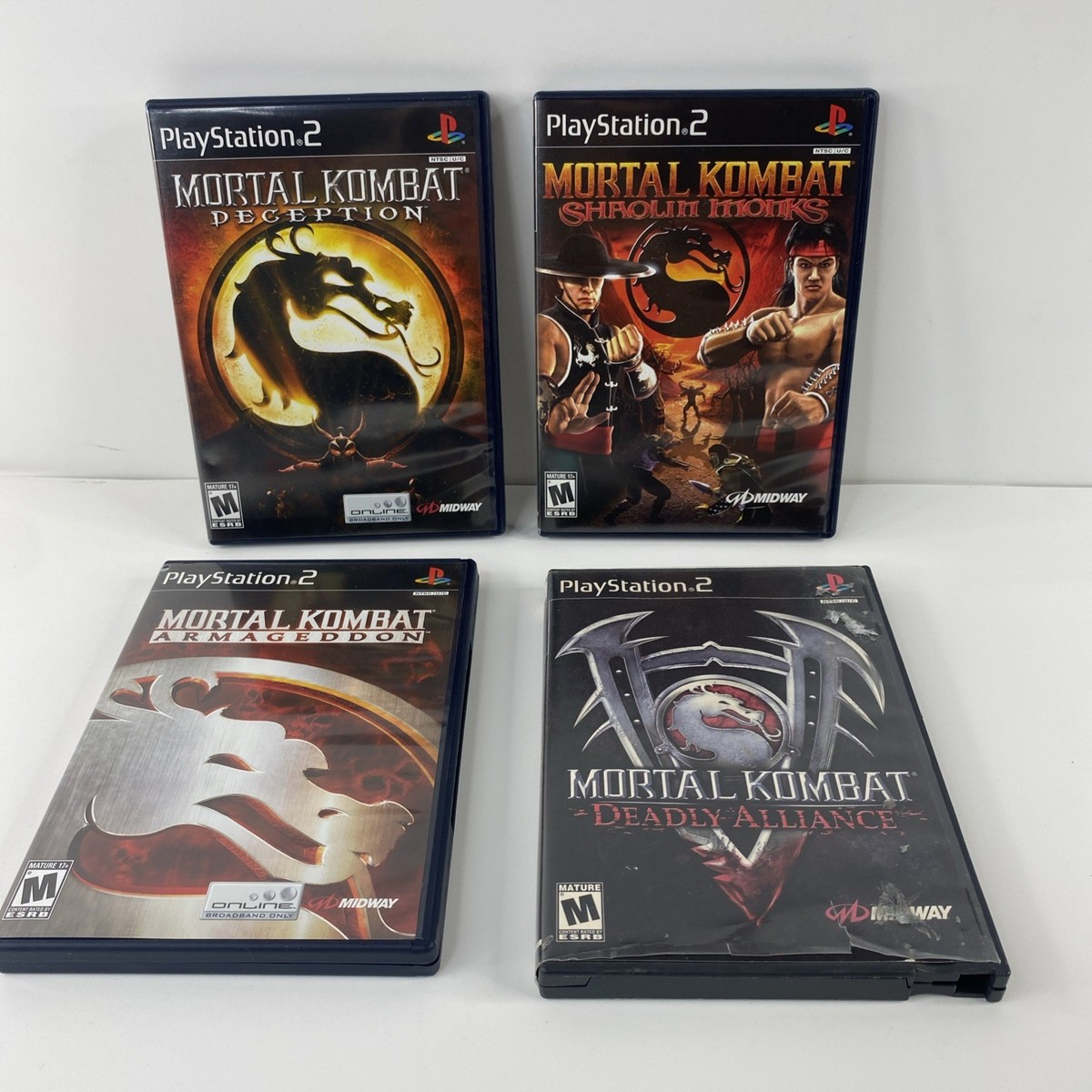 Mortal Kombat Shaolin Monks Deception Deadly Alliance Armageddon
