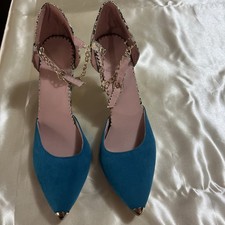 Women's High Heel Pointed Toe Dress Shoe With Buckle New