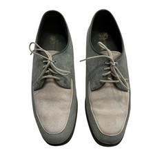 Vintage Hush Puppies Suede Two Tone Lace Up Oxford Shoes Women's Size 9