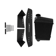 450mm Core Intercooler With Air Guide Plates Universal 63.5mm Ports 76mm Thick