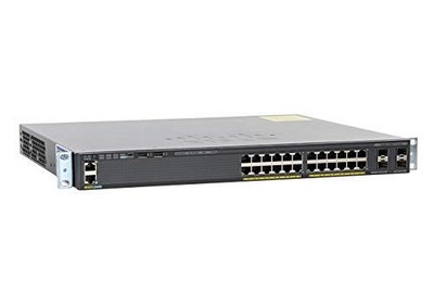 Cisco Catalyst WS-C2960X-24PS-L 24 Port Ethernet Switch with 370 Watt PoE
