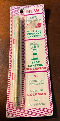 VINTAGE COLEMAN 5107 LANTERN GENERATOR # 5107-5891   - NEW IN PACKAGE