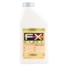 FX Latex - Flesh - 16 oz - Face and Body Paint, Ideal for Halloween, Cosplay