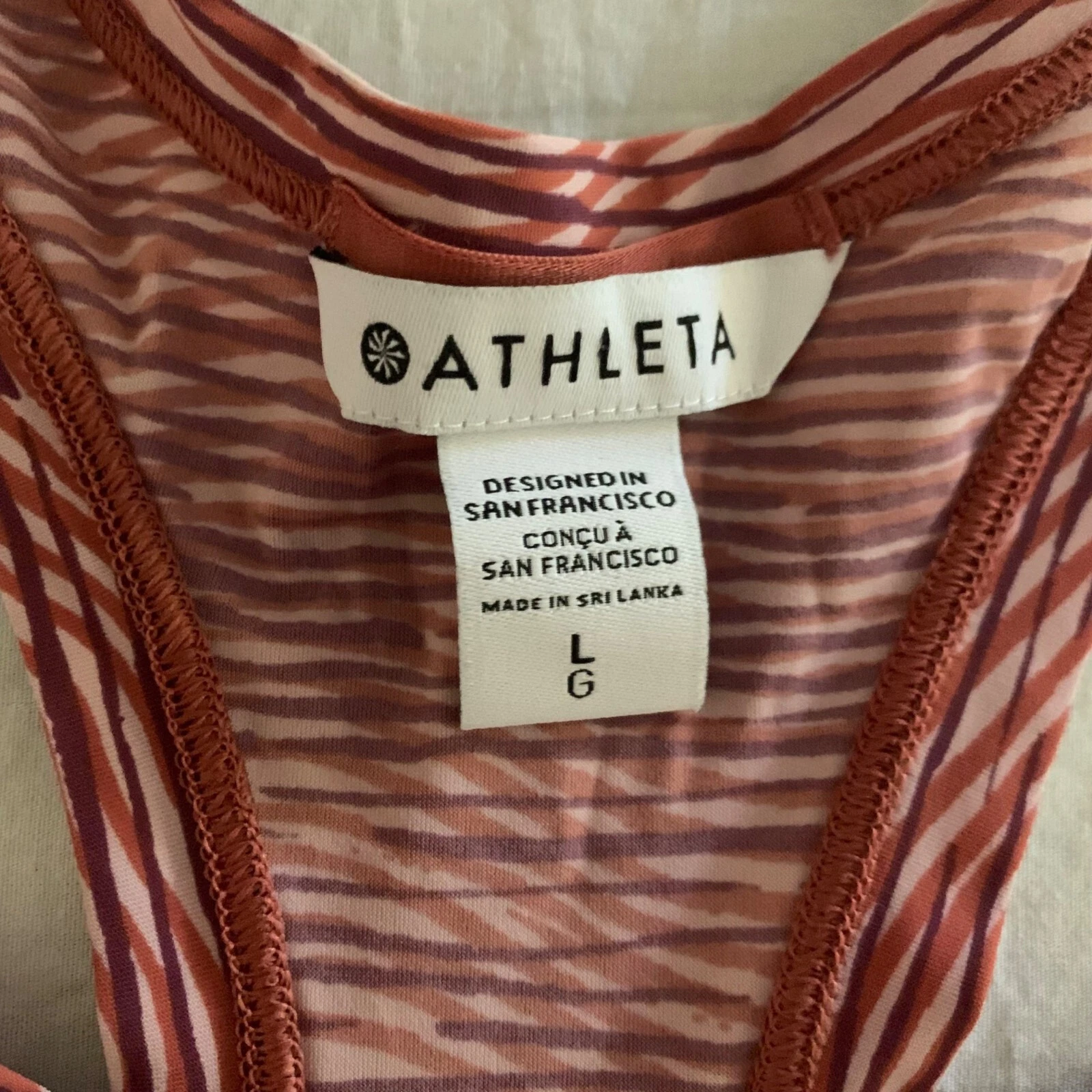 athleta ultimate scoop marled racerback tank-top