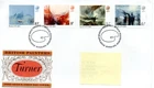 GB - FIRST DAY COVER - FDC - COMMEMS -1975- BRITISH PAINTERS - TURNER - Pmk PB