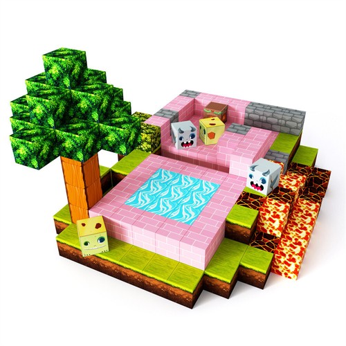 Minecraft Magnetic DIY Building Blocks Stacking Toy Kids Toddlers Christmas Gift - Picture 10 of 20