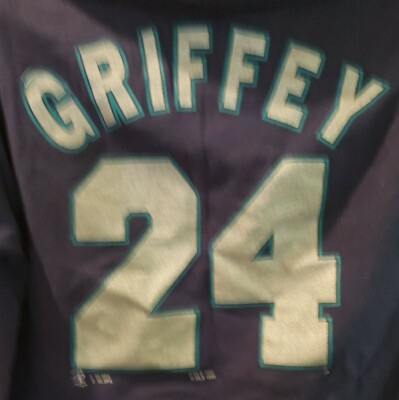 1998 Seattle Mariners Ken Griffey Jr Vintage T-shirt #24 YOUTH