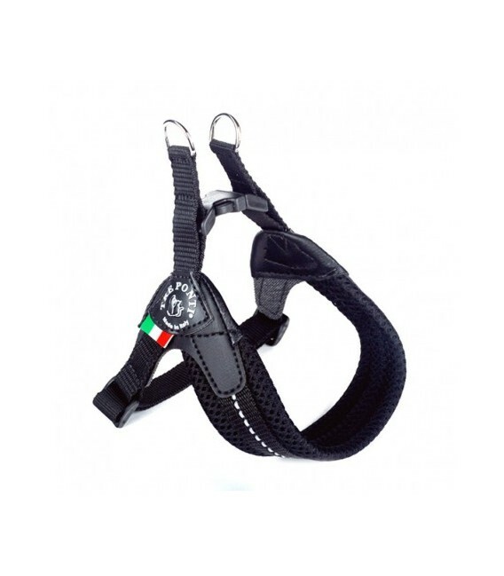 Tre ponti pettorina regolabile Mesh regolabile misura 3 nero