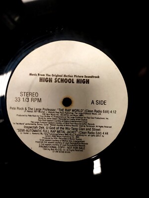 High School High Original EP 1996 Rare Promo Wu Tang Pete Rock Large Professor